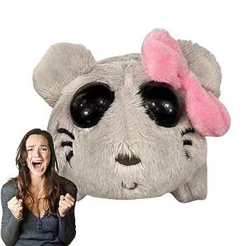 おにんぎょう村 むらさきサルの呪い付きハムスター Amazon.co.jp: 悲しいハムスターのミームぬいぐるみ、サウンド